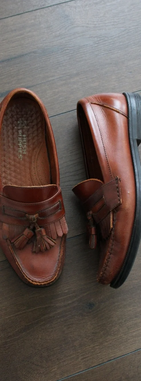Hush Puppies‎ Men’s Brown Leather Tassel Loafers